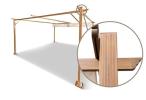 Gartwerk - Pergola Niro 4x4 - Cream Wood