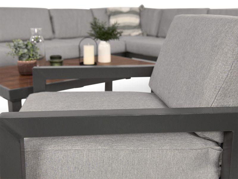 Narożnik ogrodowy na aluminiowym stelażu