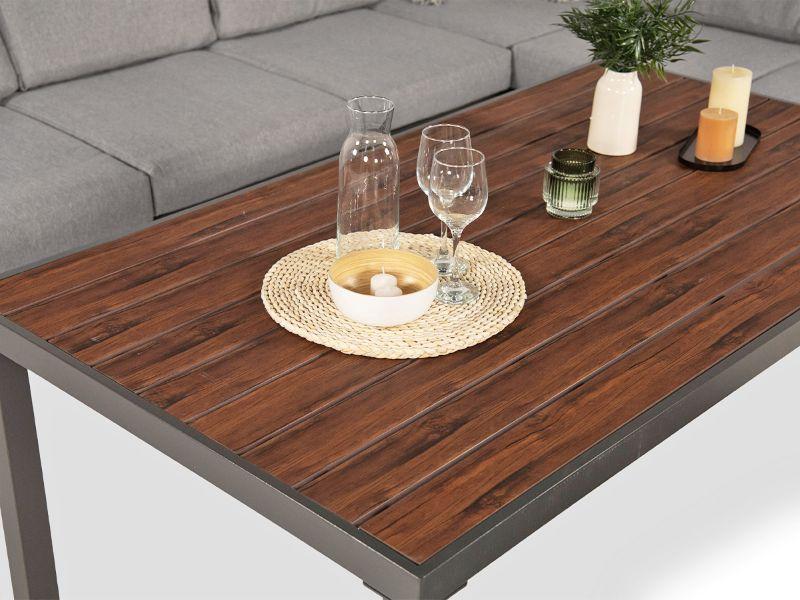 Meble do ogrodu ze stołem polywood