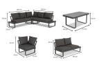 Nowoczesny narożnik na taras - Panaon Corner 220x220 - GG