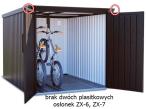 OUTLET - Metalowy schowek na 4 rowery Varsat 165x222x151 - Szary