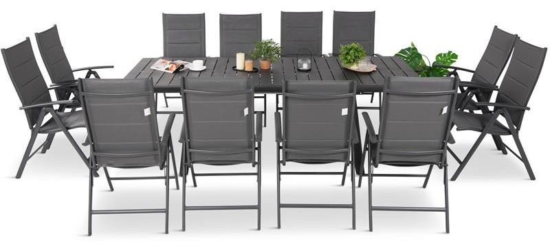 Komplet mebli do ogrodu dla 12 osób Kantara