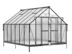 Szklarnia z poliwęglanu 6mm PLUS - stelaż aluminium 305x370x245cm