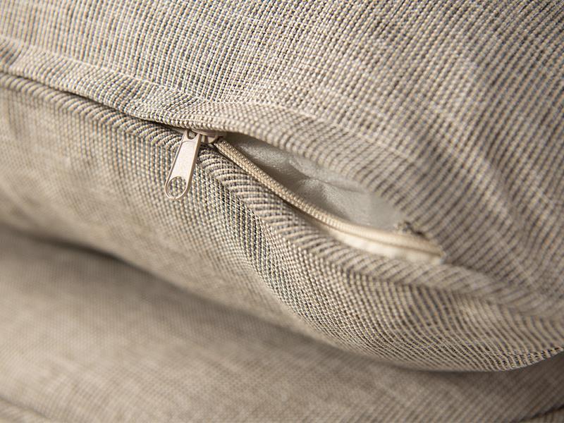 Poduszki siedziskowe z zamkiem błyskawicznym