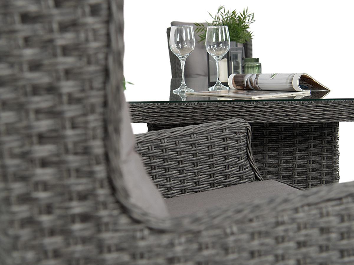 Podwójna plecionka technorattanowa