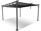 Pergola ogrodowa z zasłonami 4x4 Niro Grey