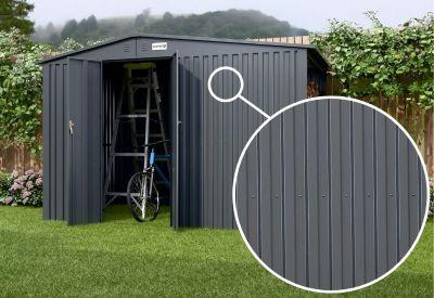 blaszany domek narzędziowy 3x1,8