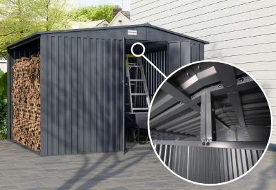 metalowa szopa na narzędzia