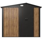 Domek ogrodowy z drewutnią z drzwiami na zawiasach Wartt Plus 240x180x200cm - Wooden