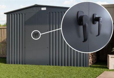 drzwi z zamkiem z wkładką