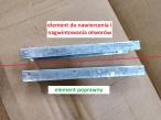 OUTLET - Aluminiowa pergola ogrodowa z zasłonami 4x4 Kirn Beż