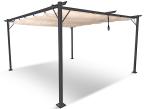 Pergola ogrodowa z zasłonami 4x4 Niro Cream