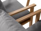 Duży aluminiowy komplet mebli obiadowych - Else 8+1 - Grey