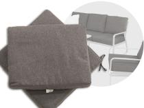 Komplet poduszek do zestawu Ater Dining - 5x siedzisko 5x oparcie - Dark Grey