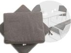 Komplet poduszek do zestawu Ater Grande - 8x siedzisko 8x oparcie - Dark Grey