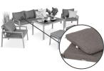 Sodor Dining + pufy - poduszki - Dark Grey
