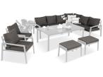 Sodor Corner XL + 2 fotele - poduszki - Dark Grey