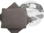 Zapasowy komplet poduszek do zestawu Sodor Corner XXL + 2 fotele - 11x siedzisko 10x oparcie - Dark Grey