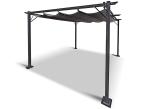 Pergola ogrodowa z zasłonami 3x3 Niro Grey