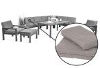 Calamba Corner XL +2 fotele - poduszki - Grey
