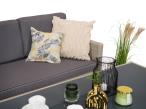 Meble ogrodowe ze stołem obiadowym technorattan Perata Dining - Grey