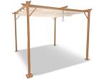 Pergola Niro 3x3 - Cream Wood