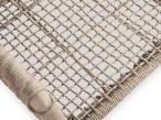Nowoczesny aluminiowy zestaw mebli na taras Lirana styl naturalny rope - Cream