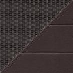 Corfu Set Lyon Max brązowy zestaw mebli ogrodowych z regulowanym stołem