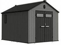 Domek ogrodowy z tworzywa sztucznego Edenvel 240x307 cm grafit (7,4m2)