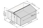 Blaszak drewnopodobny Dummer 341x386x229cm – Wood
