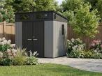 Domek ogrodowy narzędziowy Miravel 188 x 180 cm Grafit (3,4m2)
