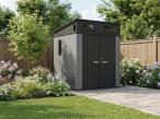 Domek ogrodowy narzędziowy Miravel 188 x 180 cm Grafit (3,4m2)