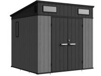 Nowoczesny domek ogrodowy Miravel 240 x 210 cm Grafit (5m2)