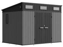 Duża szopa ogrodowa Miravel 305 x 210 cm grafit (6,4m2)