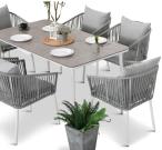 KOSTTO Dining 6+1 - WHITE