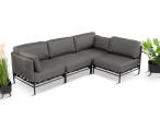 Meble ogrodowe modułowe Dandy Slate - 4 elementy