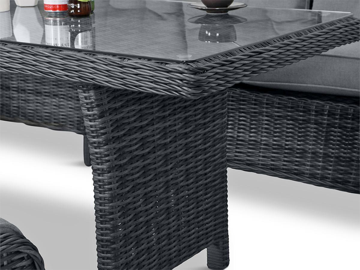 elementy zestawu Laritto 6+1 - Antracyt