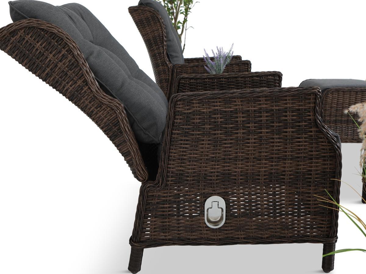 Meble ogrodowe rozkładane fotele