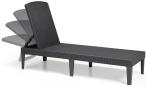 Zestaw dwóch leżaków ogrodowych składanych Jaipur Sun Lounger brązowy
