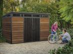 Duży domek ogrodowy Keter Signature 11x7 Walnut Brown (7,5m2)
