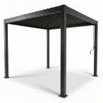 Pergola ogrodowa metalowa 3x3 wolnostojąca Nefir 2.0 - Antracite, Gartwerk