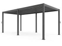 Pergola ogrodowa metalowa 3x6 wolnostojąca Nefir 2.0 - Antracite, Gartwerk