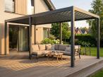Pergola ogrodowa metalowa 3x6 wolnostojąca Nefir 2.0 - Antracite, Gartwerk