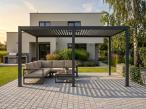 Pergola ogrodowa metalowa 3x6 wolnostojąca Nefir 2.0 - Antracite, Gartwerk