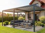 Pergola tarasowa metalowa 4x5 wolnostojąca Nefir 4x5 - Antracite