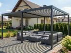 Pergola tarasowa metalowa 4x5 wolnostojąca Nefir 4x5 - Antracite