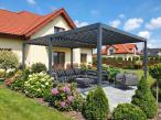 Pergola tarasowa metalowa 4x6 wolnostojąca Nefir 4x6 - Antracite