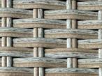 Komplet mebli technorattanowych dla 8 osób z sofami i stołem polywood Perata Grande Natural