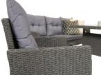 Zestaw mebli technorattanowych Perata Dining - Anthracite
