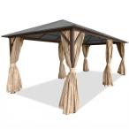 Pawilon do ogrodu z poliwęglanowym dachem 3x6 Havero imitacja drewna - Woodlook 2.0